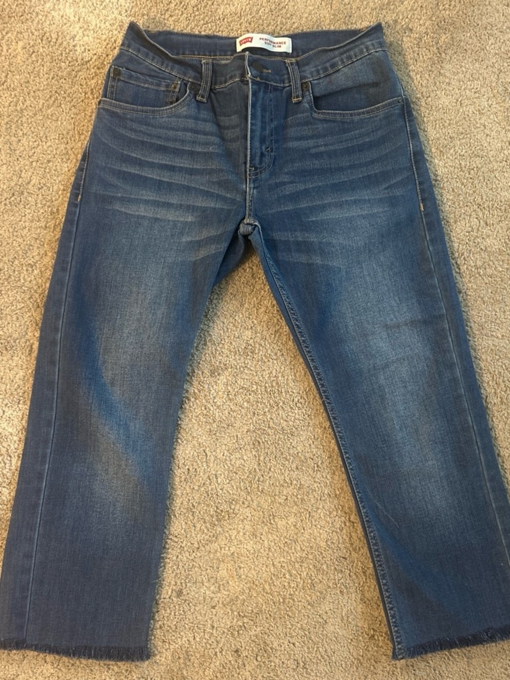 Levi's Women Jean Blue Straight Leg Jeans